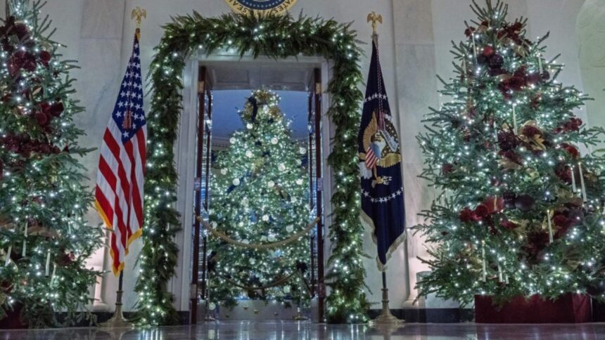 imagini inedite de la casa alba melania trump a pus decoratiunile de craciun acasa este acolo unde se afla inima 692ecfda7bcd1