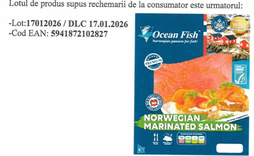 lot de file de somon marinat retras din magazine dupa depistarea bacteriei listeria monocytogenes 692de7c3bd7a7