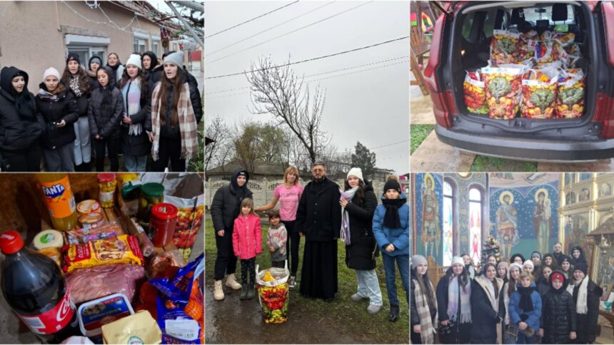 nimeni singur de craciun un preot din braila si un grup de copii aduc bucurie familiilor nevoiase in prag de sarbatori 6949675bf3dbb