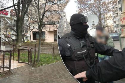 nu este o imagine dintr un film de actiune ci realitatea din iasi a ingenunchiat in fata politistilor si a ridicat mainile dupa ce a vrut sa si taie rivalul intr un magazin din cug 694b33d2a571a