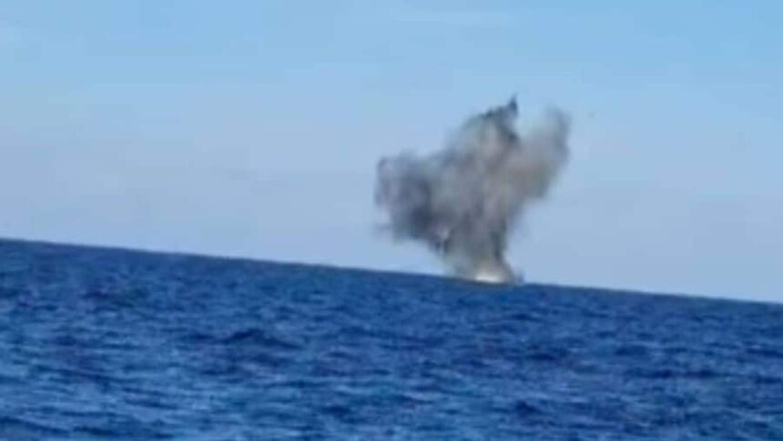 o drona maritima care punea in pericol navigatia in marea neagra a fost neutralizata de scafandrii militari video 6930527f935f9