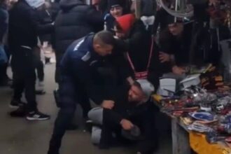scandal filmat intr o piata din timisoara un barbat violent pus la pamant de un jandarm video 69481a06dad62