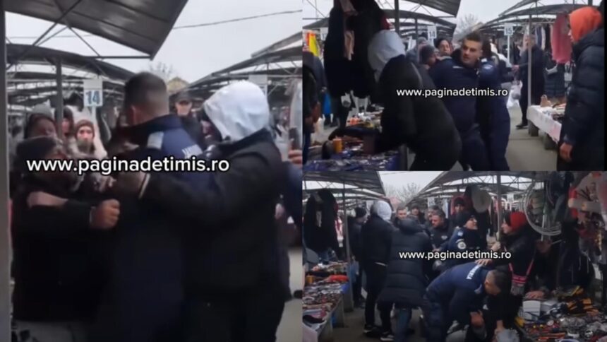 scandal intr o piata din timisoara jandarmii au intervenit de urgenta video 694802f127c1e