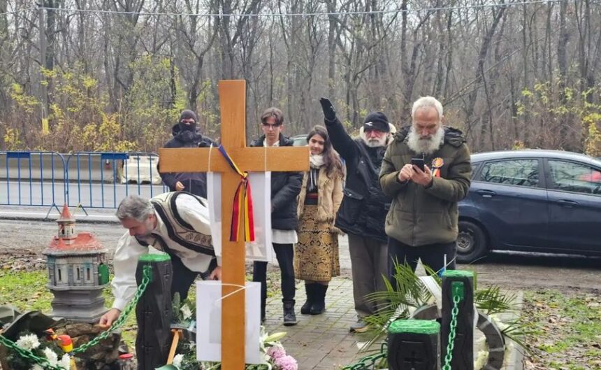simpatizanti legionari l au comemorat pe corneliu zelea codreanu la tancabesti in locul in care a fost asasinat acum 87 de ani 692d693210eaa