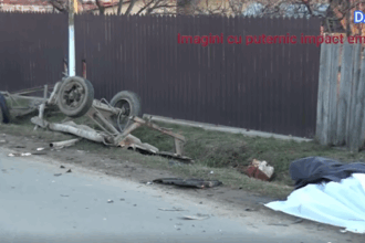 un barbat a decedat dupa ce caruta in care se afla a fost spulberata de o dubita 69425ef638e68