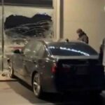 un sofer care facea drifturi intr o parcare din lugoj a intrat cu masina in vitrina unui magazin 69491c1952014 1