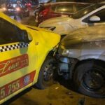 accident in alexandru cel bun un taxi a derapat si a lovit doua masini parcate 6965e02a0f8e2
