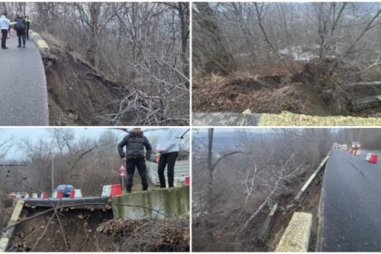 alerta in municipiul campina alunecare de teren urmata de prabusirea terasamentului pe bulevardul carol i foto 69662e018ade9
