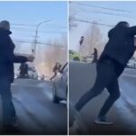 bataie in trafic doi soferi din botosani si au impartit pumni si picioare video 696b6485e5cd0