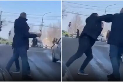 bataie in trafic doi soferi din botosani si au impartit pumni si picioare video 696b6485e5cd0