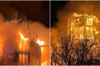 incendiu devastator in amsterdam o biserica din secolul al xix lea a fost distrusa video 69567eee44f36