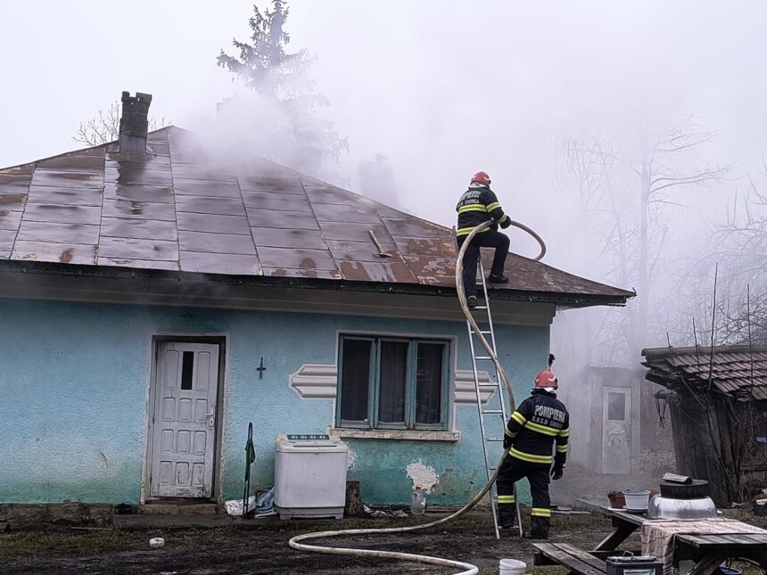incendiu la o locuinta din zona cantonului silvic ciurea 697a0b3fe0cd9