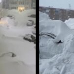 locul unde zapada a ajuns pana la etajul doi oamenii sapa tuneluri sub nameti video 696bdfa4e475c