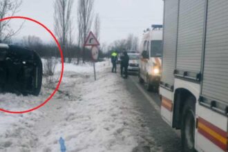 microbuz cu 8 persoane rasturnat in calan o femeie a necesitat ingrijiri medicale 695e22b587782