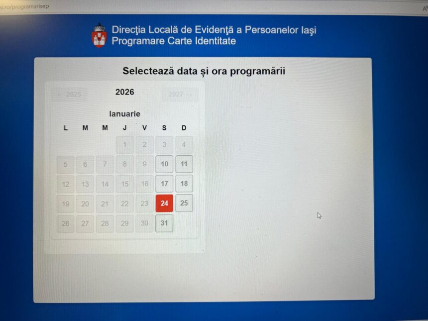programarile pentru cartea de identitate blocaj total in municipiul iasi locuri libere incep sa apara abia din 22 ianuarie la podu iloaiei 69630f88f39be