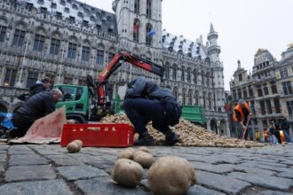 protest masiv la bruxelles impotriva acordului ue mercosur 200 de fermieri romani participa la manifestare 696f162cd3461