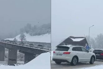 trafic infernal in conditii de iarna grea pe valea prahovei s au format coloane kilometrice foto video 695ba9e6a27a9