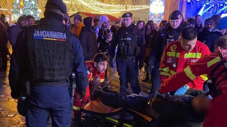 un barbat din timisoara a ajuns la spital dupa ce a cazut in pasajul subteran din piata victoriei din centrul orasului in noaptea de revelion 69565258eb3c2