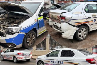 accident neobisnuit in copou doua autospeciale de politie s au izbit violent iar una dintre ele a fost proiectata intr un autoturism erau conduse de politisti de 21 si 23 de ani 6983e0f4b5368