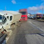 accident pe dn 1 in cluj impact intre o autoutilitara si un tir dupa ce unul dintre soferi nu a pastrat distanta 699ef34600c07