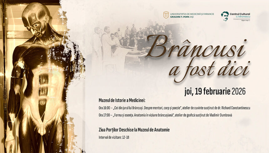 brancusi a fost aici secretul anatomic al modernitatii celebrat la universitatea de medicina si farmacie grigore t popa 6993c1e629277