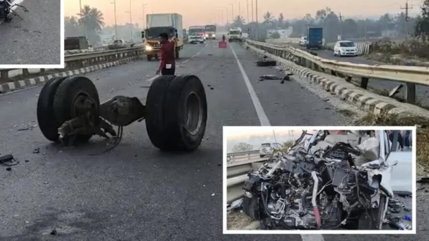 carambol pe o autostrada din india cel putin sapte persoane au murit dupa ce un autoturism a pierdut controlul si a lovit mai multe vehicule video 698eda169e784