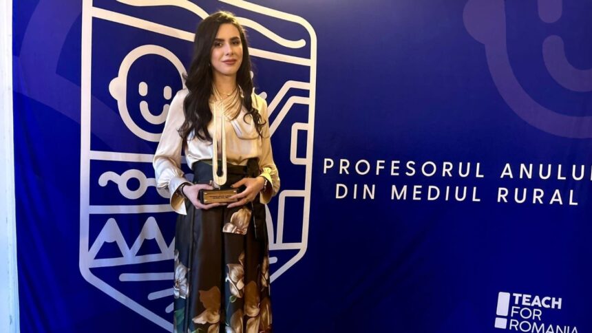 distictia nationala profesorul debutant al anului din mediul rural vine la iasi cine este tanara ana maria hanganu profesoara care a transformat scoala din lunca cetatuii 699d06e85f47e