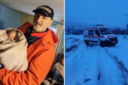 eroii din nameti au plecat cu ambulanta si au ajuns pe jos marturia asistentului iesean care a mers ieri kilometri prin zapada pana la brau la o pacienta ce a nascut acasa 69967a062e3f3