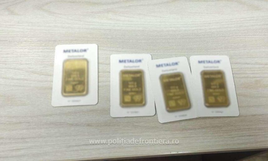 lingouri de aur in greutate totala de 400 de grame ascunse si nedeclarate la controlul de frontiera de la albita 6992f39bd3e73