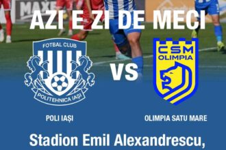 live text video reincepe fotbalul la iasi politehnica iasi olimpia satu mare in etapa a xviii a ligii secunde 699974d205099