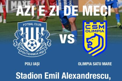 live text video reincepe fotbalul la iasi politehnica iasi olimpia satu mare in etapa a xviii a ligii secunde 699974d205099