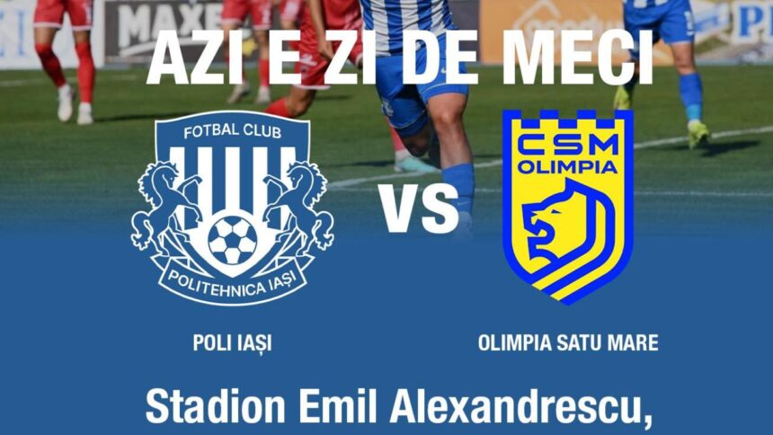 live text video reincepe fotbalul la iasi politehnica iasi olimpia satu mare in etapa a xviii a ligii secunde 699974d205099