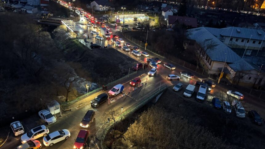 ocoliti zona calvar in tatarasi dupa inchiderea unui pod peste raul ciric foto video 69839eff35dc3