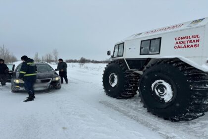 romania sub nameti patru drumuri judetene din braila blocate din cauza zapezii si a poleiului 6999fbb2097ef