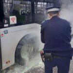 trafic dat peste cap in zona centrala a iasului dupa ce unui autobuz ctp i a luat foc o roata foto 698986c3289b5 1