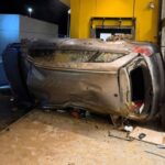 un barbat a fost retinut dupa un accident violent intr o parcare a unui mall din cluj 69862544a1431