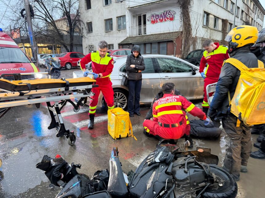 accident in bucsinescu livrator izbit de o masina foto video 69caa5d8b11f9