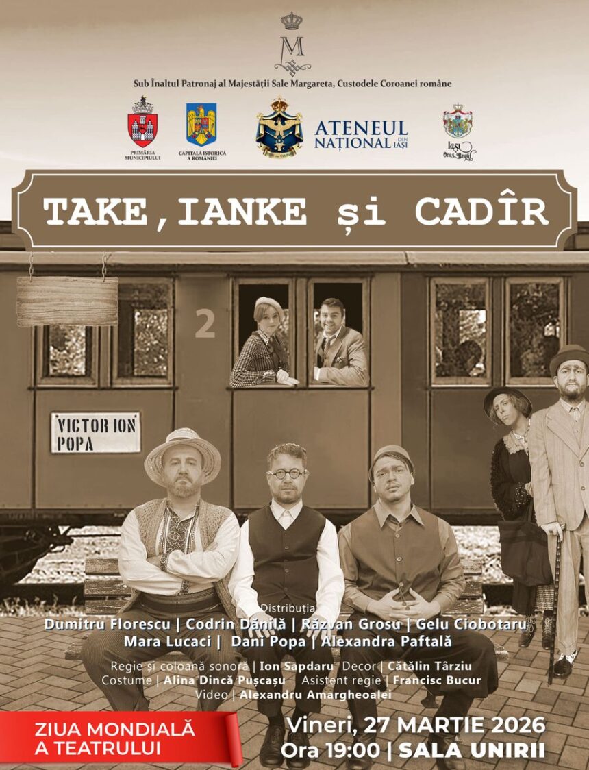 ateneul iesean celebreaza ziua mondiala a teatrului cu spectacolul simbolic take ianke si cadir 69c11480c71b5