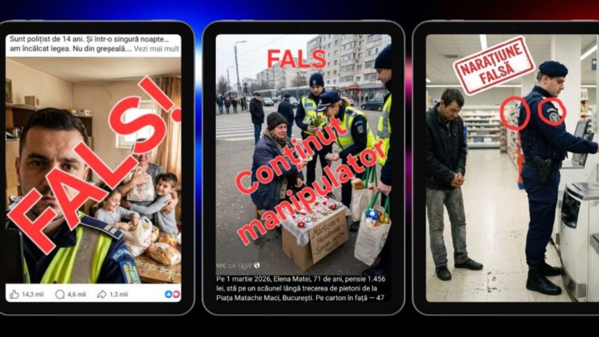dnsc campanie de influentare in care personaje generate cu ai sunt prezentate fals drept politisti sau jandarmi 69c2b6e5dc5c5