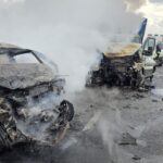 doua persoane au murit intr un accident cumplit in localitatea mihailesti un autoturism s a facut scrum dupa impact 69b8276f63026