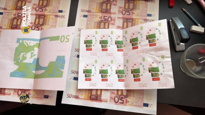 fabrica de bani descoperita in suceava trei romani si un italian au falsificat 12 milioane de euro 69c2699bd6e67