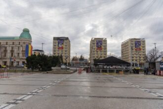 kilometrul zero al iasului transformat in santier incep lucrarile la piata unirii 69c004af8b0c2