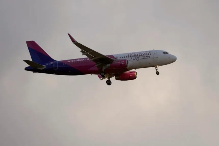 momente tensionate in aer pentru un zbor wizz air aeronava s a intors la iasi dupa o problema la motor 69c8e0566c7c2
