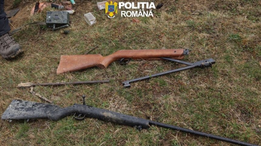 perchezitii de amploare in bistrita nasaud 11 persoane sunt suspectate de braconaj cu arme letale unele detinute ilegal 69c9a9f0e7b3f