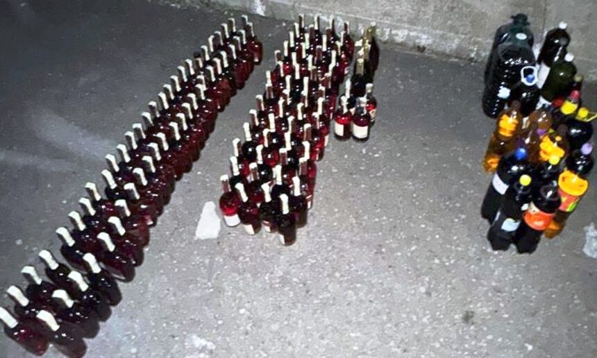 peste o suta de litri de vin si bauturi spirtoase confiscate la frontiera de est amenda usturatoare pentru contrabandist 69b3f3c3c69d1