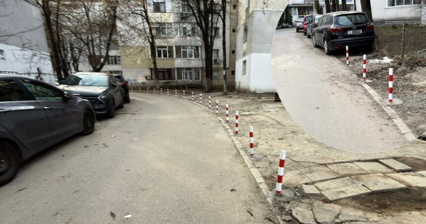 scandal pe o strada din tatarasi dupa ce primaria iasi a montat stalpi de delimitare soferii au rabufnit dupa ce au ramas fara locuri de parcare si cale de acces 69b74b5c6f4aa