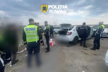 trei barbati au fost imobilizati pe un camp din arges dupa o urmarire in trafic politistii au tras si focuri de avertisment 69c2ac58145e8