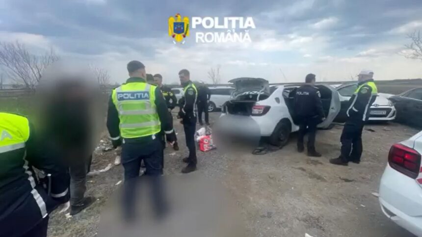 trei barbati au fost imobilizati pe un camp din arges dupa o urmarire in trafic politistii au tras si focuri de avertisment 69c2ac58145e8