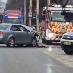 video accident la intersectia de la hala centrala din iasi doua masini s au tamponat 69a591a07b5c2