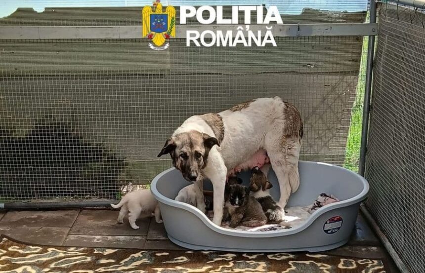 amenda uriasa pentru un iesean care a abandonat o catelusa cu sase pui in apropierea unei paduri 69f13a5a861e3